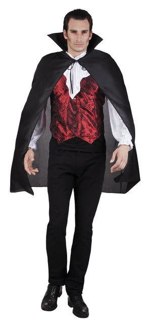 Feestbazaar Cape Bloodlust zwart (120 cm)