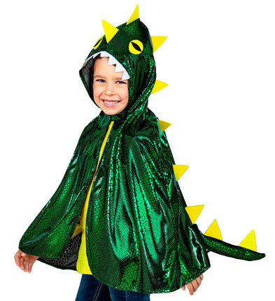 Feestbazaar Cape Groene Draak met Capuchon Kind