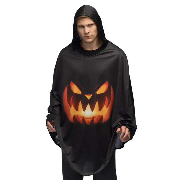 Feestbazaar Cape Halloween Scary Pompoen