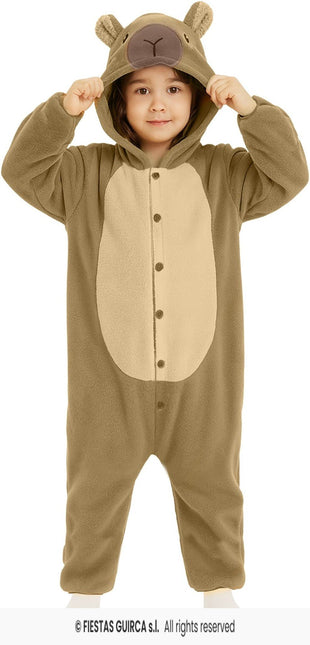 Feestbazaar Capibara Onesie Kind
