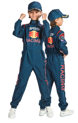 Feestbazaar Car Racing Jumpsuit Kind F1 Premium