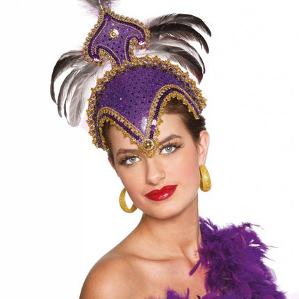 Feestbazaar Carnaval tooi paars elite