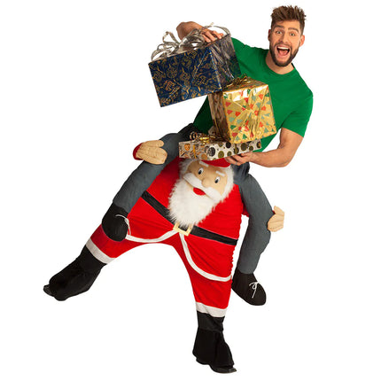 Feestbazaar Carry Me Kostuum Funny Santa