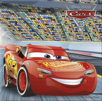 Feestbazaar Cars 3 Servetten - 20 stuks