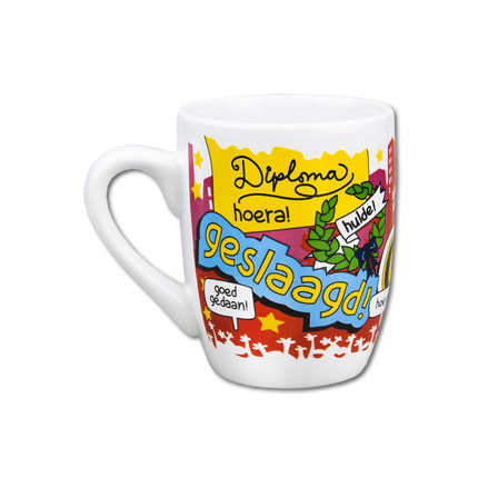 Feestbazaar Cartoonmok Hoera Geslaagd