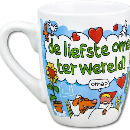 Feestbazaar Cartoonmok Liefste Oma