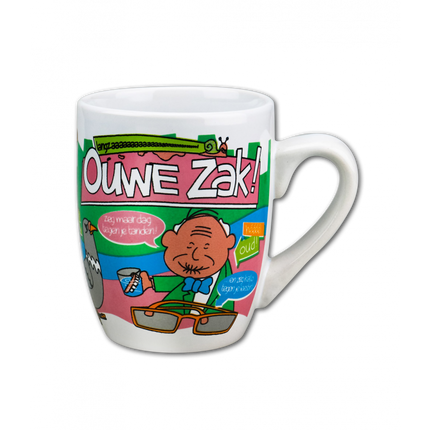 Feestbazaar Cartoonmok Ouwe Zak