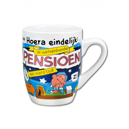 Feestbazaar Cartoonmok Pensioen