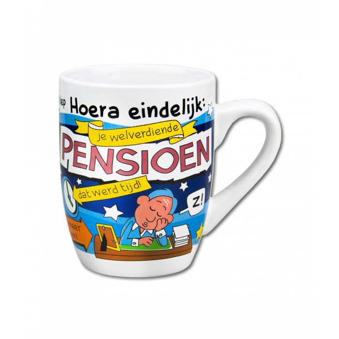 Feestbazaar Cartoonmok Pensioen
