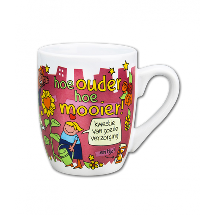 Feestbazaar Cartoonmok Vrouw Hoe ouder hoe mooier