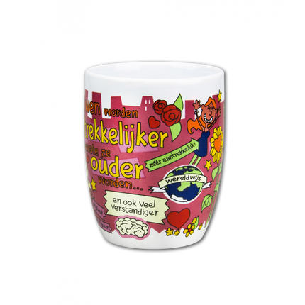 Feestbazaar Cartoonmok Vrouw Hoe ouder hoe mooier