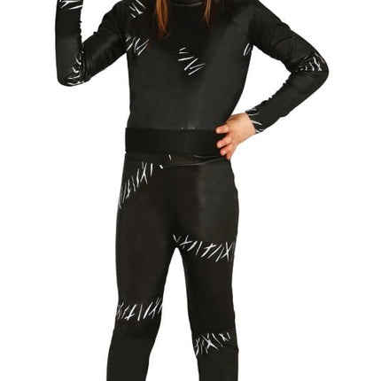 Feestbazaar Catwoman Kostuum Kind Zwart