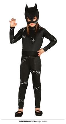 Feestbazaar Catwoman Kostuum Kind Zwart