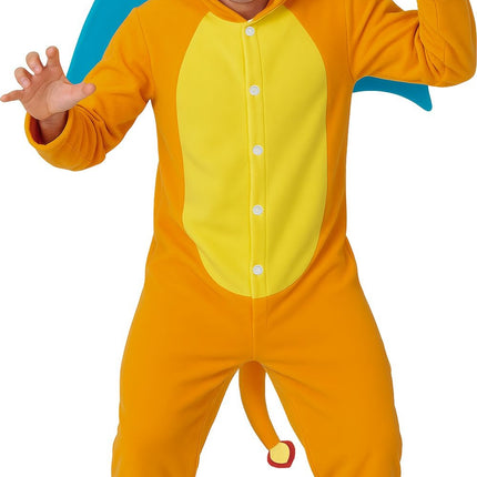 Feestbazaar Charizard Onesie Oranje Volwassen