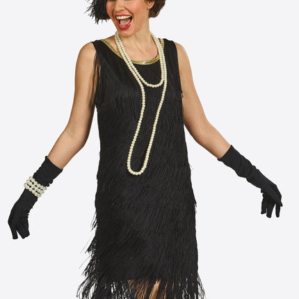 Feestbazaar Charleston Jurk Zwart Lucille