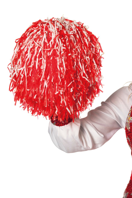 Feestbazaar Cheerball ringgreep rood/wit