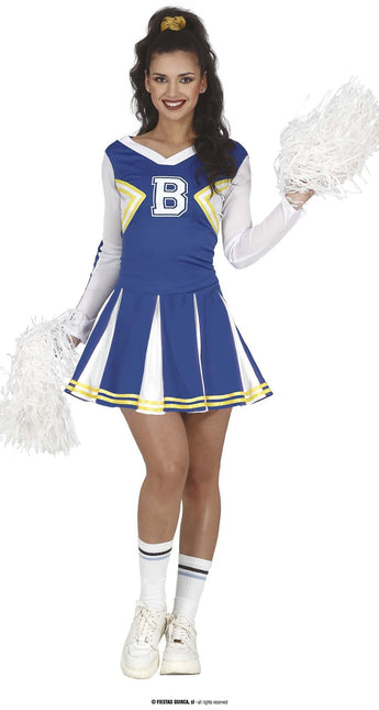 Feestbazaar Cheerleader Jurkje Blauw Belize
