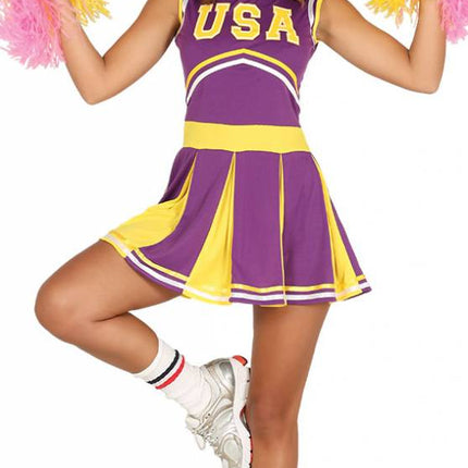 Feestbazaar Cheerleader kostuum USA
