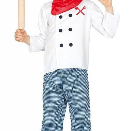 Feestbazaar Chef kok kind kostuum