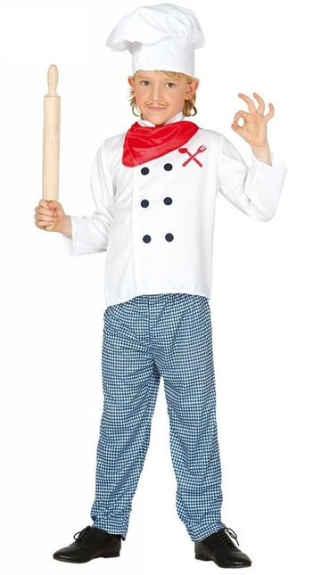 Feestbazaar Chef kok kind kostuum