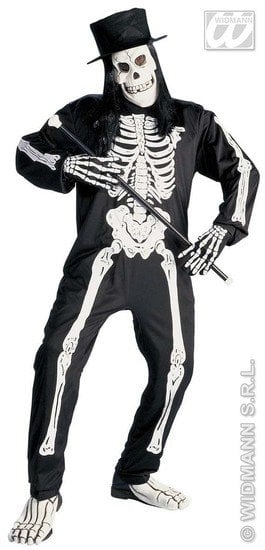 Feestbazaar Chic Skelet kostuum heer
