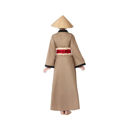 Feestbazaar Chinees Kostuum Dames Bruin Limei