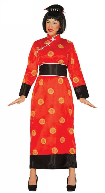 Feestbazaar Chinese dame kimono