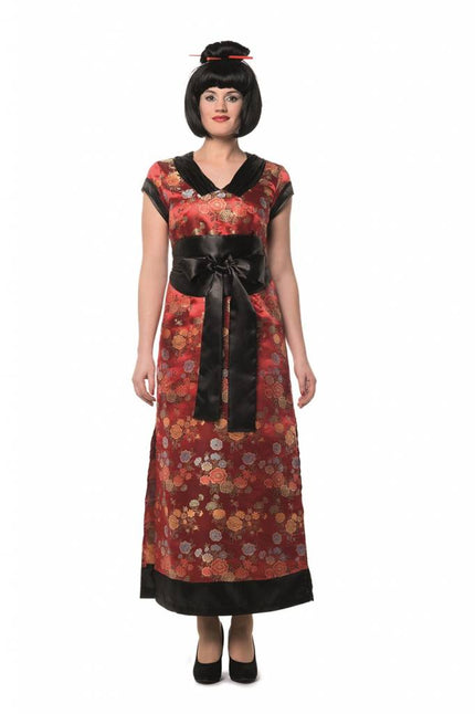 Feestbazaar Chinese jurk lang