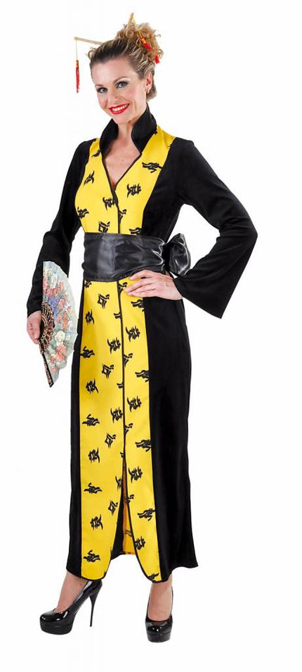 Feestbazaar Chinese kimono dame