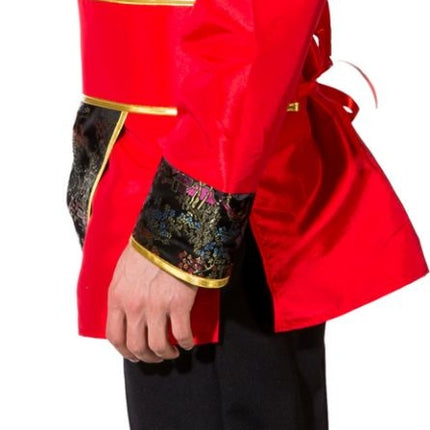 Feestbazaar Chinese Top Met Riem Rood