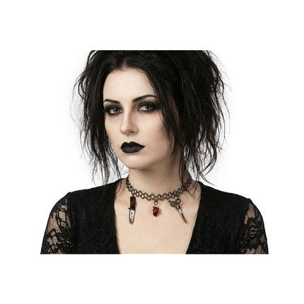 Feestbazaar Choker Bloody Gothic