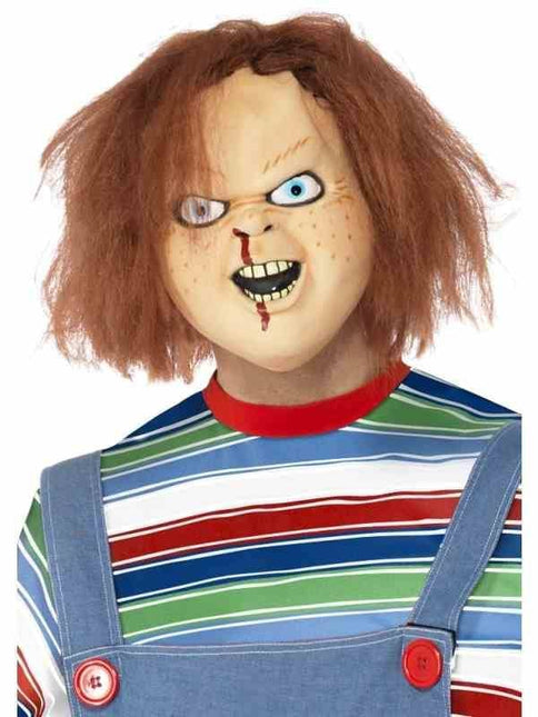 Feestbazaar Chucky masker met haar