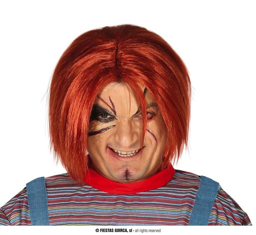 Feestbazaar Chucky Pruik