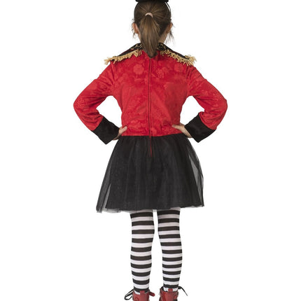 Feestbazaar Circus directrice kostuum Rosy kinderen