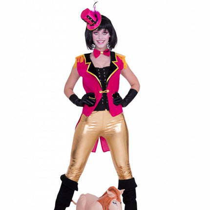 Feestbazaar Circus Gilet Roze Dames Toppers
