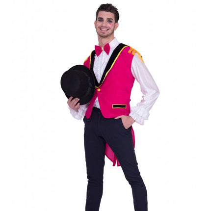 Feestbazaar Circus Gilet Roze Heren Toppers