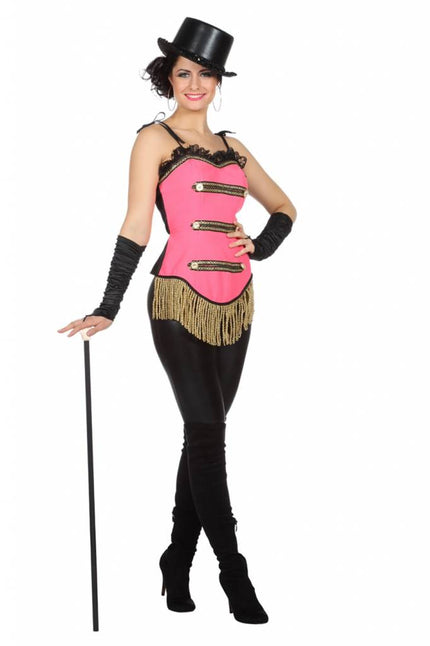 Feestbazaar Circus korset roze Toppers