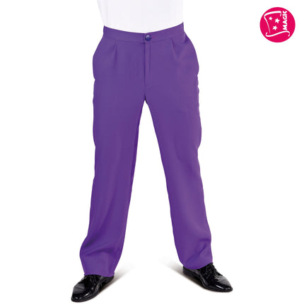 Feestbazaar Classic broek Paars Heren