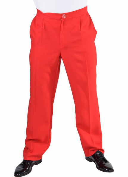 Feestbazaar Classic broek rood