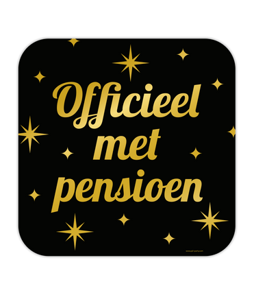 Feestbazaar Classy Party Huldeschild Pensioen