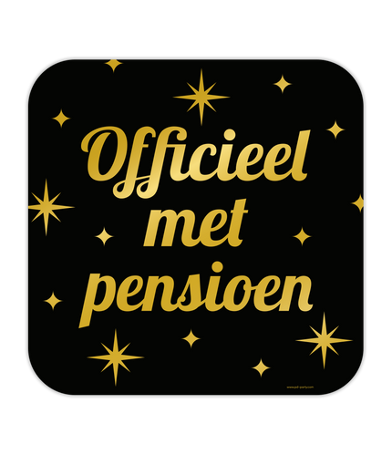 Feestbazaar Classy Party Huldeschild Pensioen