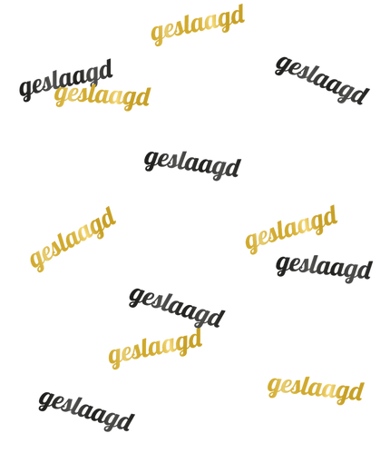 Feestbazaar Classy Party Tafel Confetti  Geslaagd