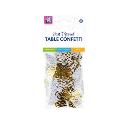 Feestbazaar Classy Party Tafel Confetti Just Married