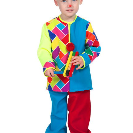 Feestbazaar Clown Kostuum Baby/Peuter Chipper