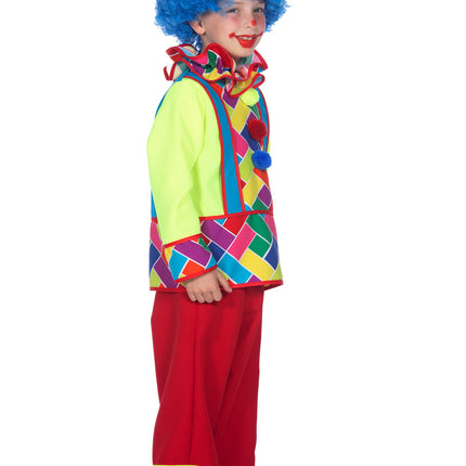 Feestbazaar Clown Kostuum Kind Fizzle