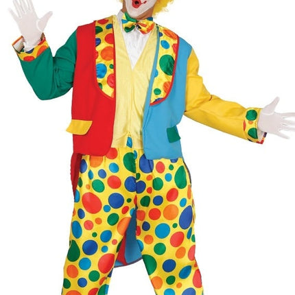 Feestbazaar Clown Kostuum Melvino Volwassenen
