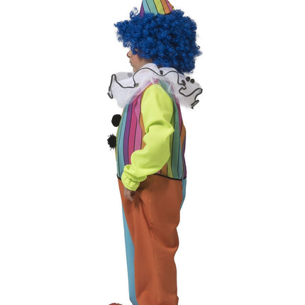 Feestbazaar Clown Kostuum Regenboog Jongen