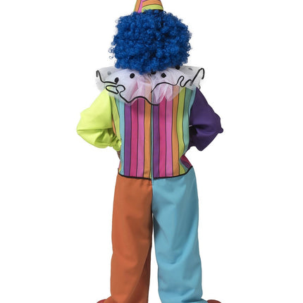 Feestbazaar Clown Kostuum Regenboog Jongen
