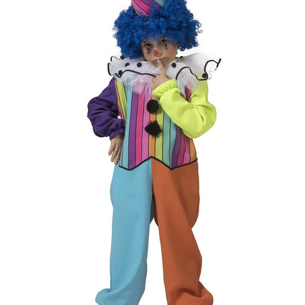 Feestbazaar Clown Kostuum Regenboog Jongen