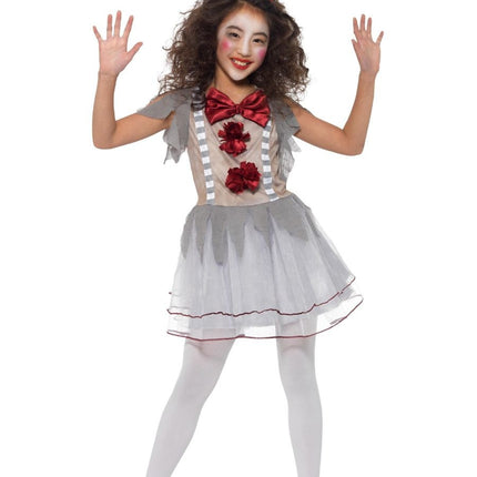 Feestbazaar Clown Kostuum Vintage Meisje